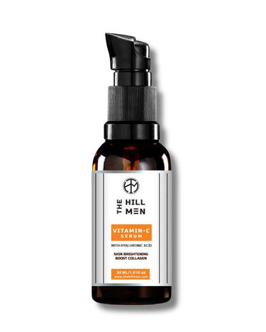 The Hillmen Vitamin C Unisex Face Serum for Daily Use Glowing Skin Sensitive Radiance Boost, Brightening Effect, Wrinkle Reduce Repair Sun Damage,chemical Free & Alcohol Free (90 Ml) Pack 0f 3